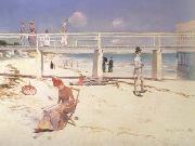 Charles conder A Holiday at Mentone oil painting picture wholesale